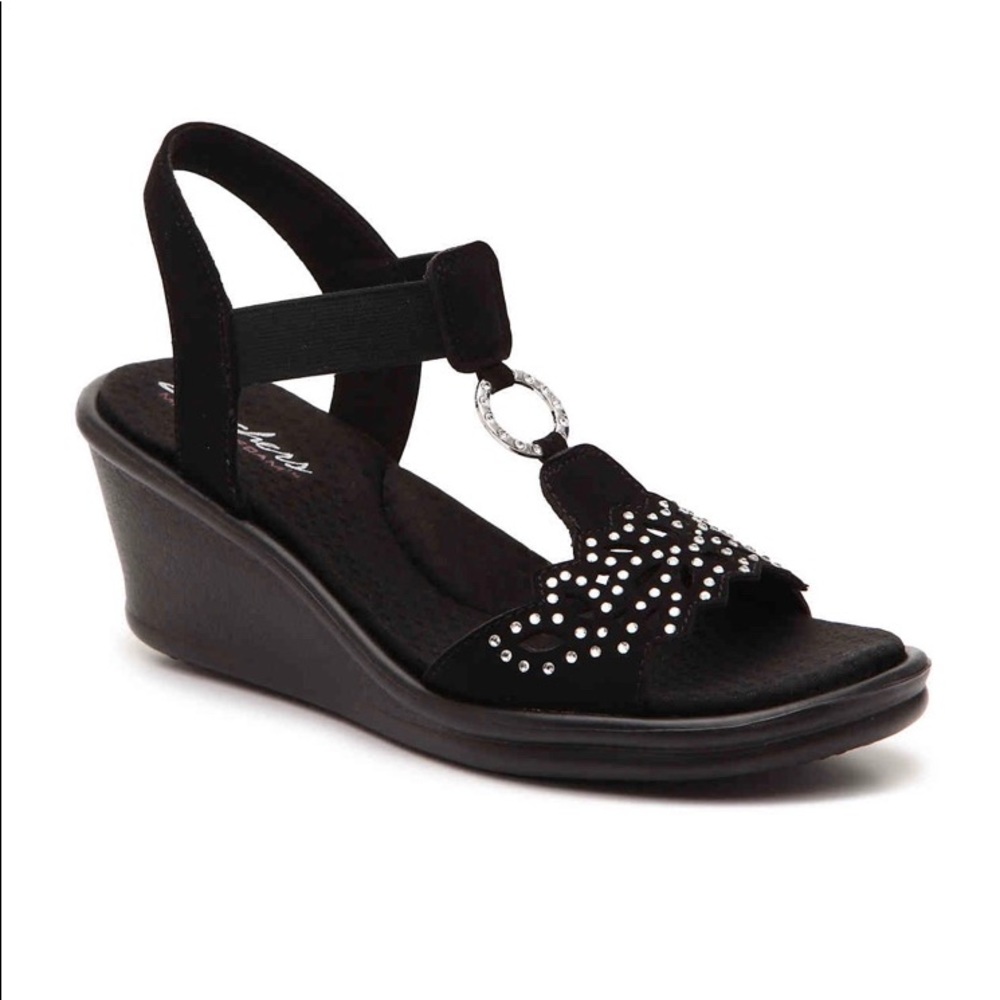 Skechers Sandals w/ Rhinestone Embellishment